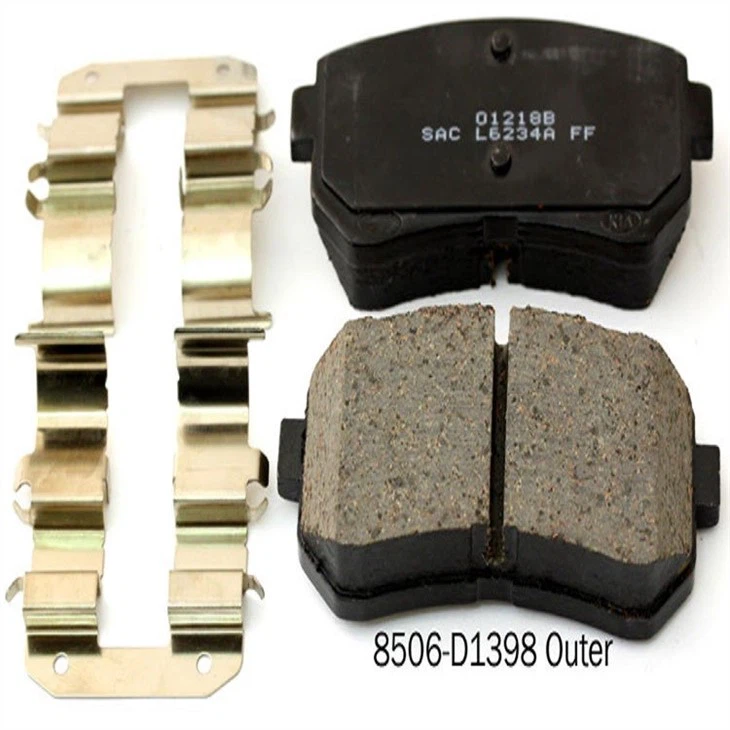 2 outter part of brake pads for Hyundai ix35 in rear wheel