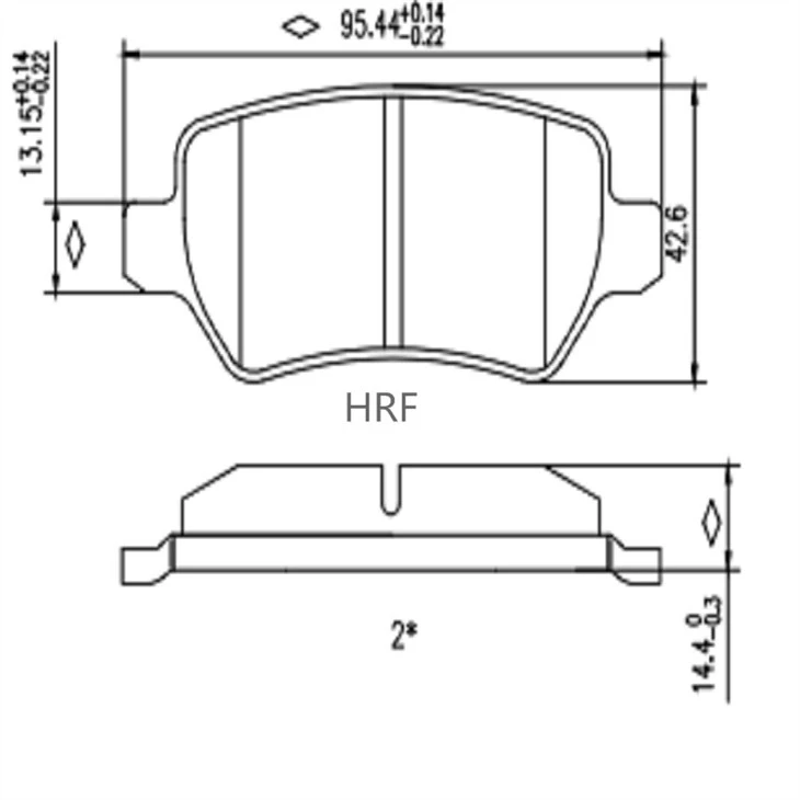 3 specified brake pads for Vauxhall Astra